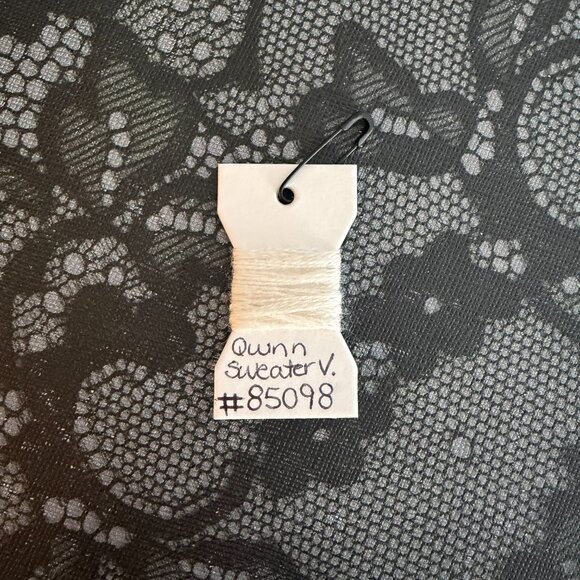 Sunday Best Quinn Sweater Vest in Cream/Navy - Picture 5 of 6